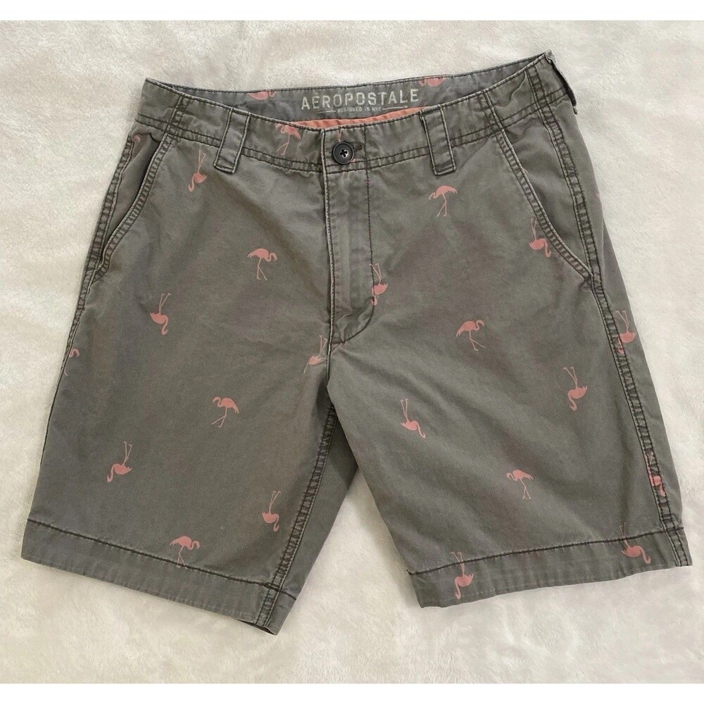 Aeropostale men’s Shorts Size 32 With Flamingo Pattern